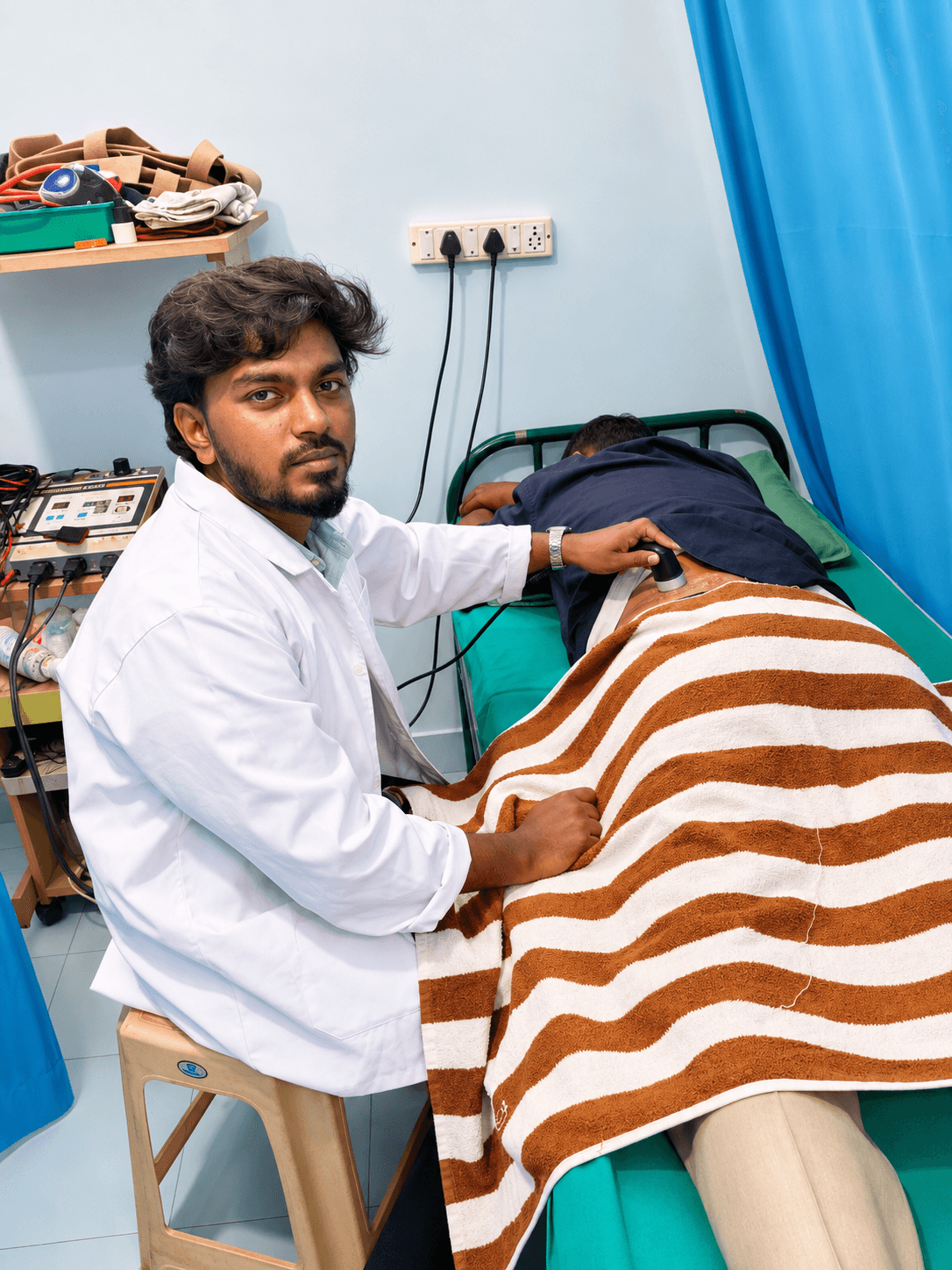 Clinic interior at SBs Helping Hands Physiotherapy Clinic in Bangalore